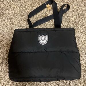 PINK VICTORIA SECRET Puffy Black Tote From Black Friday 2023